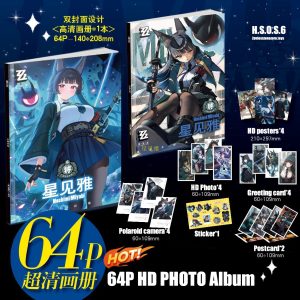 Zenless Zone Zero Hoshimi Miyabi Zzz Photobook Album Fan Art Photo Album Gift Set