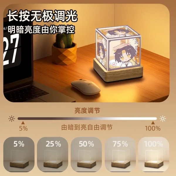 Zenless Zone Zero Asaba Harumasa Game Acrylic Night Light