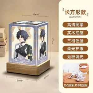 Zenless Zone Zero Asaba Harumasa Game Acrylic Night Light