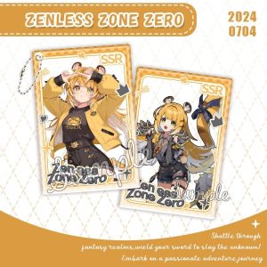 Zenless Zone Zero Ju Fufu Keychain – Ju Fufu Photo Pendant, ZZZ Backpack Charm