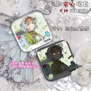 Zero Zone Zero Collaboration Pizza Chain Pizza-La Wise, Belle, Yi Xuan Double Flash Square Badge ( Unofficial )