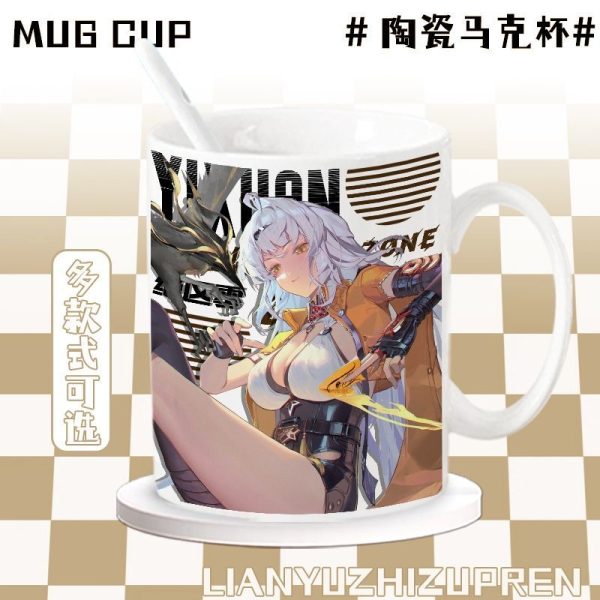 Zenless Zone Zero Ju Fufu, Yi Xuan Mug Cute Student Office Coffee Cup — image 10