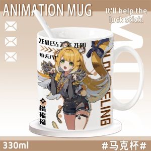 Zenless Zone Zero Ju Fufu Mug Cute Student Office Coffee Cup