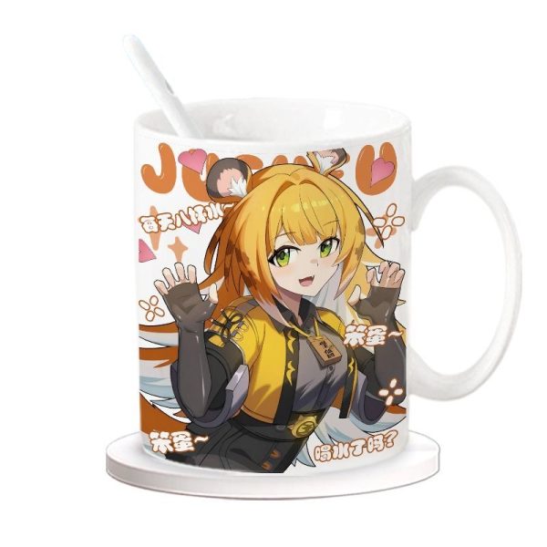 Zenless Zone Zero Ju Fufu Mug Cute Student Office Coffee Cup