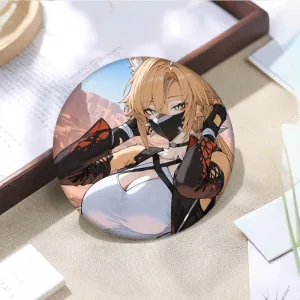 Zenless Zone Zero Pulchra Fellini Sand Mahjong Guka Bar, Birthday Gift Badge Display, Standing Cards, Student Creativity