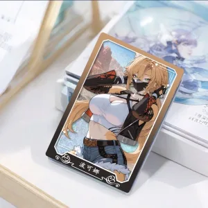 Zenless Zone Zero Pulchra Fellini Sand Mahjong Guka Bar, Birthday Gift Badge Display, Standing Cards, Student Creativity