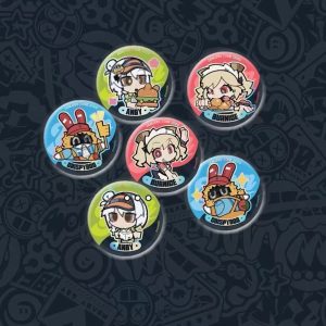 Zero Zone Zero Pizzala Anby Demara, Burnice White Acrylic Stand, Badge, Ticket Set ( Unofficial )