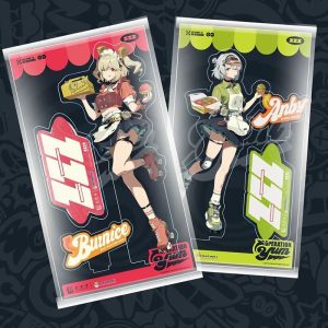 Zero Zone Zero Pizzala Anby Demara, Burnice White Acrylic Stand, Badge, Ticket Set ( Unofficial )