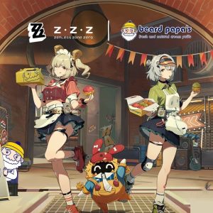 Zero Zone Zero Pizzala Anby Demara, Burnice White Acrylic Stand, Badge, Ticket Set ( Unofficial )