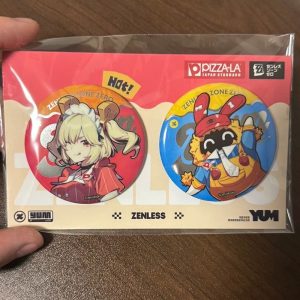 Zero Zone Zero Pizzala Anby Demara, Burnice White Acrylic Stand, Badge, Ticket Set ( Unofficial )