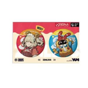 Zero Zone Zero Pizzala Anby Demara, Burnice White Acrylic Stand, Badge, Ticket Set ( Unofficial )