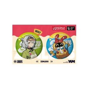 Zero Zone Zero Pizzala Anby Demara, Burnice White Acrylic Stand, Badge, Ticket Set ( Unofficial )