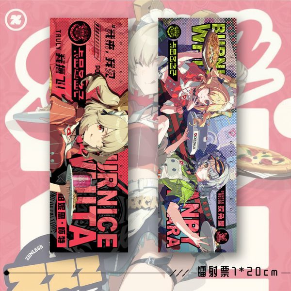 Zero Zone Zero Burnice White Laser Ticket 6-Piece Set ( Unofficial ) — image 2