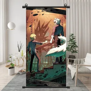 Zenless Zone Zero Yi Xuan, Ju FuFu, Belle, Wise Exquisite Dormitory Vertical Bedside Hanging Scroll Decorative Hanging Painting