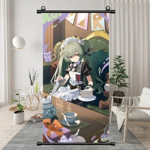Zenless Zone Zero Yi Xuan, Pan Yinhu, Belle, Wise Exquisite Dormitory Vertical Bedside Hanging Scroll Decorative Hanging Painting