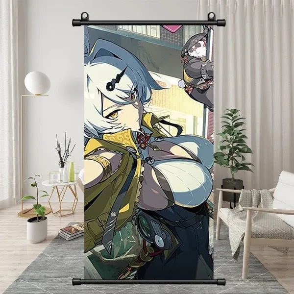 Zenless Zone Zero Yi Xuan, Pan Yinhu, Belle, Wise Exquisite Dormitory Vertical Bedside Hanging Scroll Decorative Hanging Painting