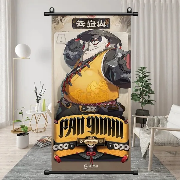 Zenless Zone Zero Yi Xuan, Pan Yinhu, Belle, Wise Exquisite Dormitory Vertical Bedside Hanging Scroll Decorative Hanging Painting