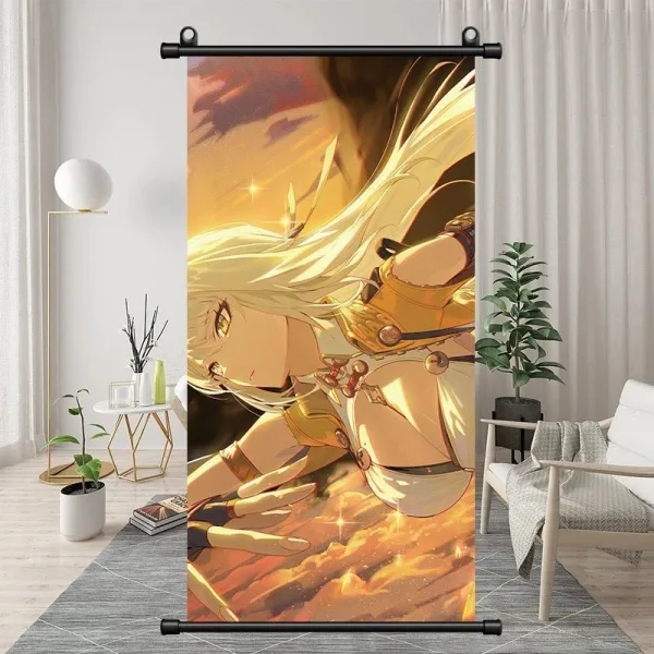 Zenless Zone Zero Yi Xuan, Pan Yinhu, Belle, Wise Exquisite Dormitory Vertical Bedside Hanging Scroll Decorative Hanging Painting