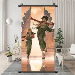 Zenless Zone Zero Yi Xuan, Pan Yinhu, Belle, Wise Exquisite Dormitory Vertical Bedside Hanging Scroll Decorative Hanging Painting