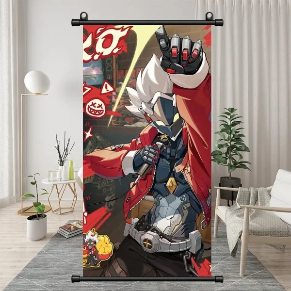 Zenless Zone Zero Lighter Exquisite Dormitory Vertical Bedside Hanging Scroll Decorative Hanging Painting