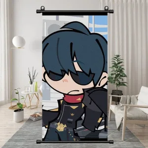 Zenless Zone Zero Lighter Exquisite Dormitory Vertical Bedside Hanging Scroll Decorative Hanging Painting