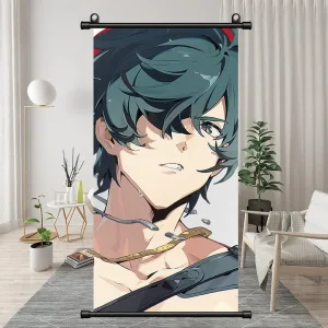 Zenless Zone Zero Lighter Exquisite Dormitory Vertical Bedside Hanging Scroll Decorative Hanging Painting