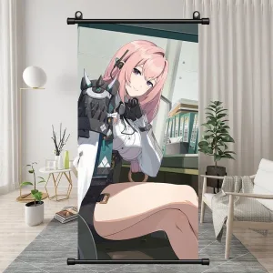 Zenless Zone Zero Lighter Exquisite Dormitory Vertical Bedside Hanging Scroll Decorative Hanging Painting