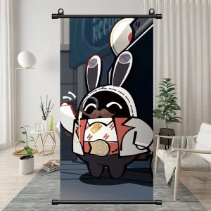 Zenless Zone Zero Lighter Exquisite Dormitory Vertical Bedside Hanging Scroll Decorative Hanging Painting