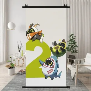 Zenless Zone Zero Lighter Exquisite Dormitory Vertical Bedside Hanging Scroll Decorative Hanging Painting