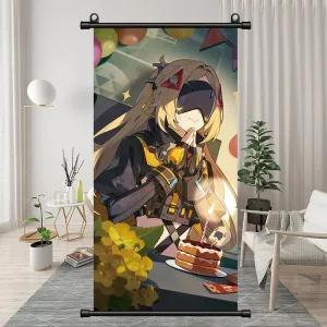 Zenless Zone Zero Yi Xuan, Trigger, Hugo, Vivian Exquisite Dormitory Vertical Bedside Hanging Scroll Decorative Hanging Painting