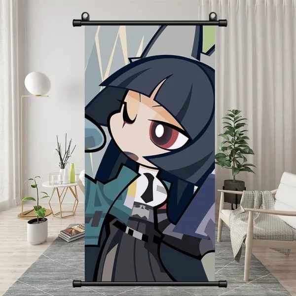 Zenless Zone Zero Yi Xuan, Trigger, Hugo, Vivian Exquisite Dormitory Vertical Bedside Hanging Scroll Decorative Hanging Painting