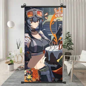 Zenless Zone Zero Yi Xuan, Trigger, Hugo, Vivian Exquisite Dormitory Vertical Bedside Hanging Scroll Decorative Hanging Painting