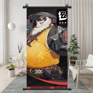 Zenless Zone Zero Yi Xuan, Trigger, Hugo, Vivian Exquisite Dormitory Vertical Bedside Hanging Scroll Decorative Hanging Painting