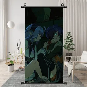 Zenless Zone Zero Yi Xuan, Trigger, Hugo, Vivian Exquisite Dormitory Vertical Bedside Hanging Scroll Decorative Hanging Painting