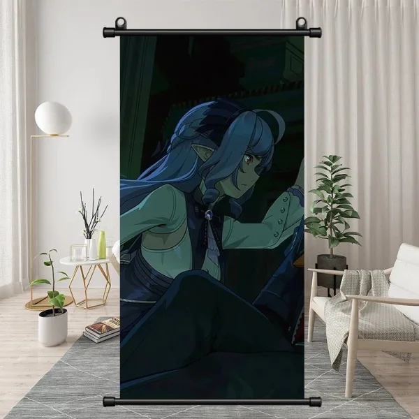 Zenless Zone Zero Yi Xuan, Trigger, Hugo, Vivian Exquisite Dormitory Vertical Bedside Hanging Scroll Decorative Hanging Painting