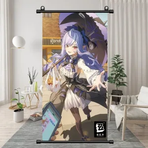 Zenless Zone Zero Yi Xuan, Trigger, Hugo, Vivian Exquisite Dormitory Vertical Bedside Hanging Scroll Decorative Hanging Painting