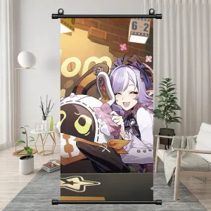 Zenless Zone Zero Yi Xuan, Trigger, Hugo, Vivian Exquisite Dormitory Vertical Bedside Hanging Scroll Decorative Hanging Painting