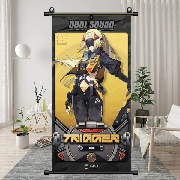 Zenless Zone Zero Trigger, Yi Xuan Exquisite Dormitory Vertical Bedside Hanging Scroll Decorative Hanging Painting