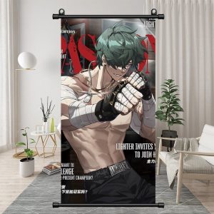 Zenless Zone Zero Lighter Exquisite Dormitory Vertical Bedside Hanging Scroll Decorative Hanging Painting