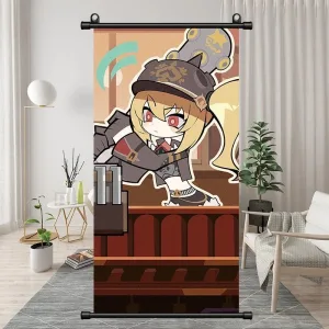 Zenless Zone Zero Caesar King & Piper Wheel Exquisite Dormitory Vertical Bedside Hanging Scroll Decorative Hanging Painting