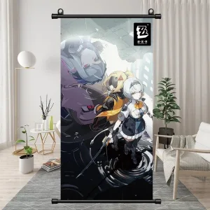 Zenless Zone Zero Soldier 0 - Anby Exquisite Dormitory Vertical Bedside Hanging Scroll Decorative Hanging Painting