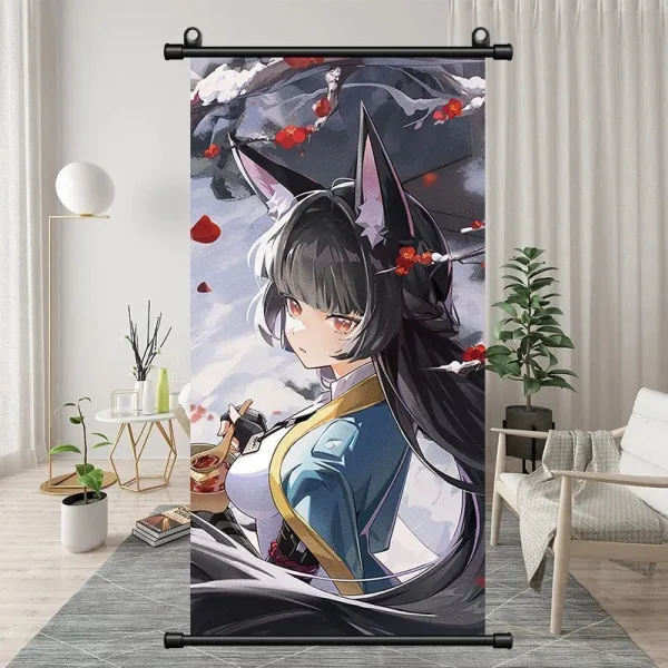 Zenless Zone Zero Hoshimi Miyabi Exquisite Dormitory Vertical Bedside Hanging Scroll Decorative Hanging Painting