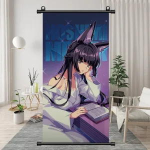 Zenless Zone Zero Hoshimi Miyabi Exquisite Dormitory Vertical Bedside Hanging Scroll Decorative Hanging Painting