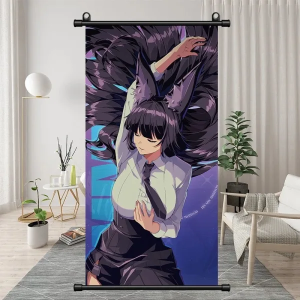 Zenless Zone Zero Hoshimi Miyabi Exquisite Dormitory Vertical Bedside Hanging Scroll Decorative Hanging Painting
