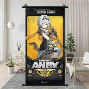 Zenless Zone Zero Soldier 0 - Anby Exquisite Dormitory Vertical Bedside Hanging Scroll Decorative Hanging Painting