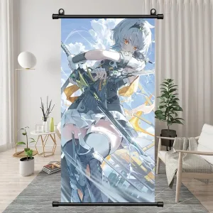 Zenless Zone Zero Soldier 0 - Anby Exquisite Dormitory Vertical Bedside Hanging Scroll Decorative Hanging Painting