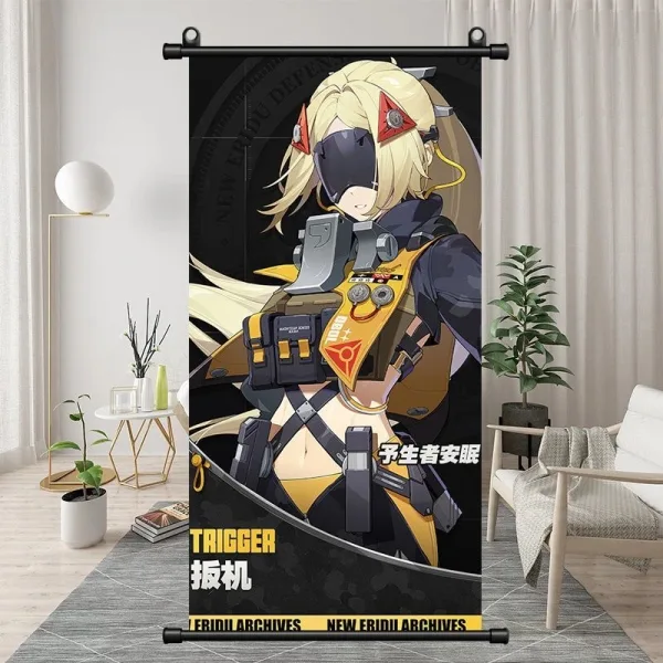 Zenless Zone Zero Trigger, Yi Xuan Exquisite Dormitory Vertical Bedside Hanging Scroll Decorative Hanging Painting