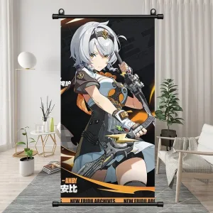Zenless Zone Zero Soldier 0 - Anby Exquisite Dormitory Vertical Bedside Hanging Scroll Decorative Hanging Painting