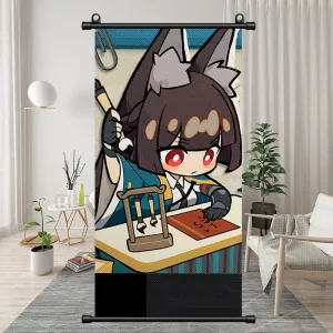 Zenless Zone Zero Hoshimi Miyabi Exquisite Dormitory Vertical Bedside Hanging Scroll Decorative Hanging Painting