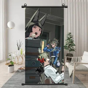 Zenless Zone Zero Hoshimi Miyabi Exquisite Dormitory Vertical Bedside Hanging Scroll Decorative Hanging Painting
